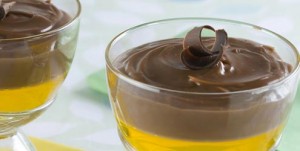 Brigadeiro Cremoso com Gelatina de Maracujá