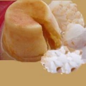 Petit Gateau de Limão e Papaia