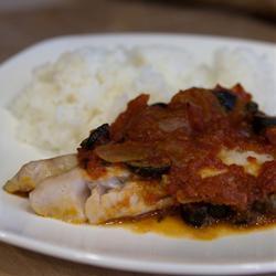 Filé de Peixe ao Estilo Mediterrâneo