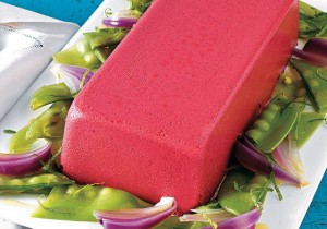Mousse de Beterraba com Ervilha Torta