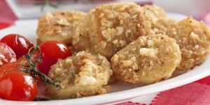 Batata com Crocante de Queijo