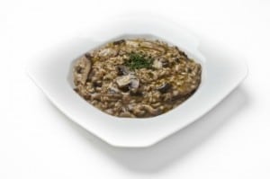 Risoto de Cogumelos e Azeite de Trufas