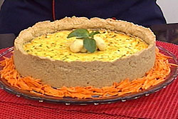 Quiche de Champignon e Cenoura