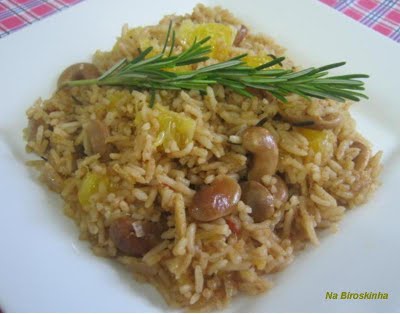 Arroz com Páprica e Laranja
