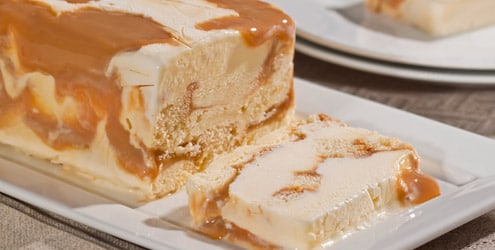 Pavê Bem Casado com Sorvete e Doce de Leite