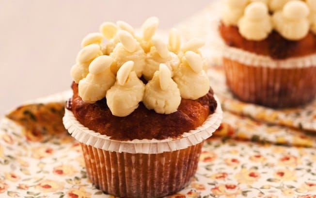 Cupcake de Chocolate Branco