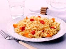 Farfalle com Abóbora Moranga