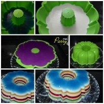 Gelatina com Creme Branco