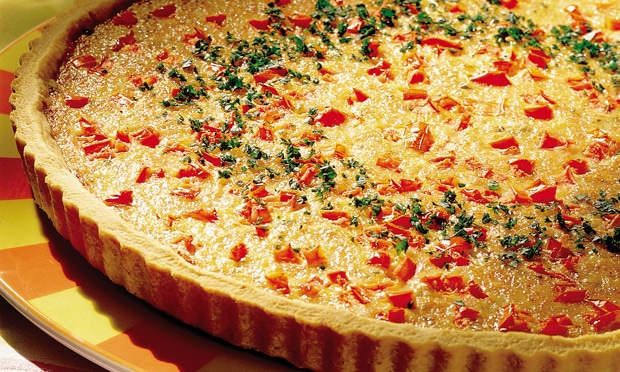 Quiche de Presunto e Tomate