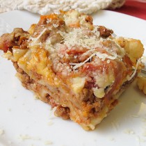 Lasanha com Molho de Carne Moída