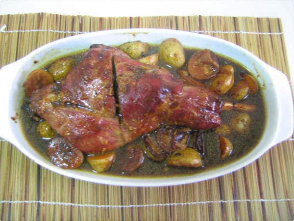 Pernil ao Mel e Mostarda