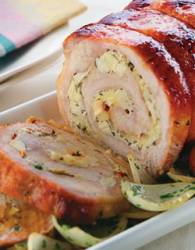 Lombo Recheado de Palmito