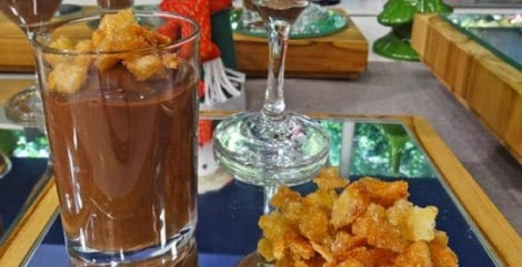 Creme de Pão com Croutons Doces