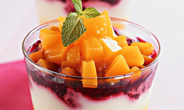 Creme com Pêssego