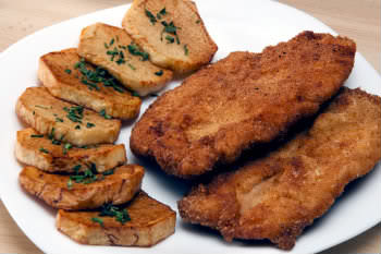 Frango Crocante com Batata-Doce