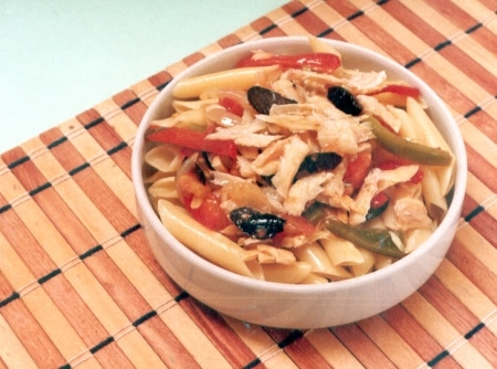 Penne com Bacalhau