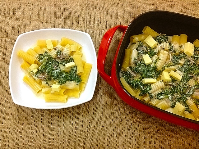 Penne ao Molho de Espinafre