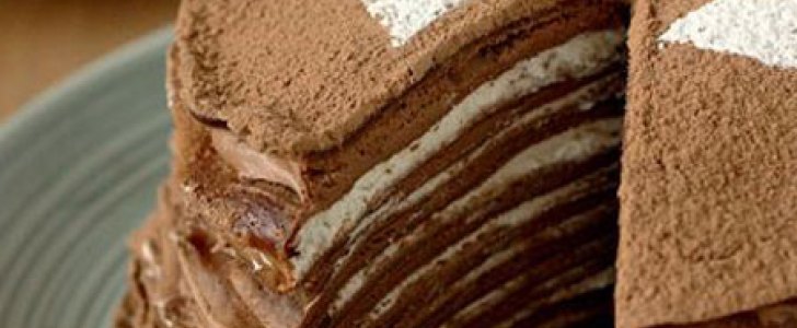 Bolo Crepe de Chocolate