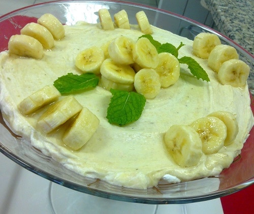 Mousse Cremosa de Banana