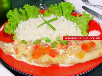 Peixe Cremoso ao Forno