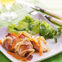 Sobrecoxa de Frango Recheada com Queijo