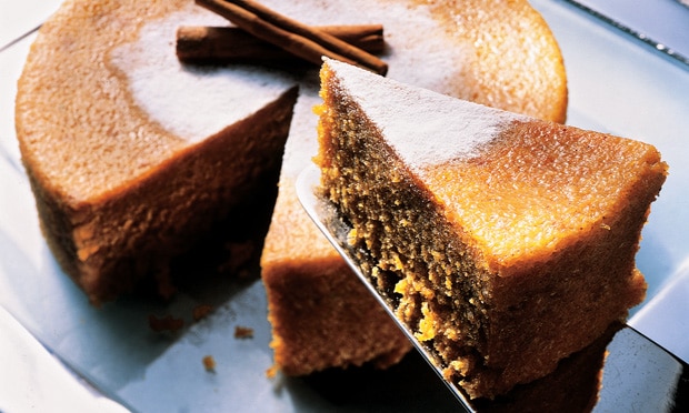 Bolo de Cenoura com Canela