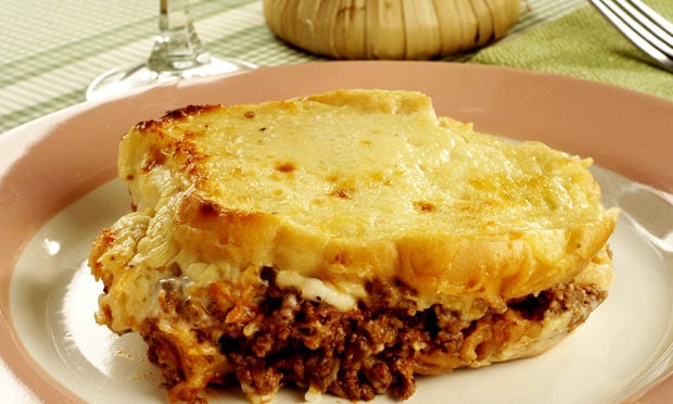 Lasanha de Carne Moída e Pão Lasanha de Carne Moída e Pão