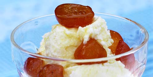Creme de Mascarpone com Laranja