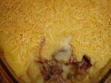 Escondidinho de Carne-Seca e Bacon