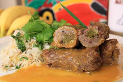 Rolinho de Carne Temperada com Cachaça