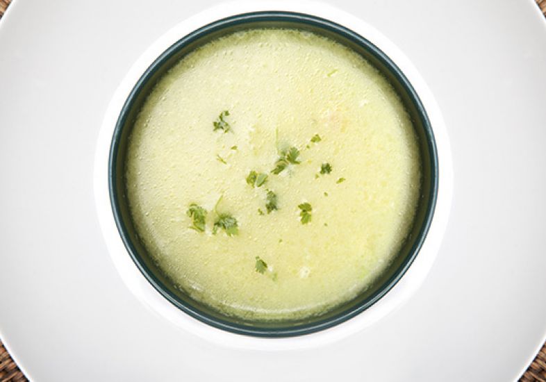 Sopa de Mandioca e Brócolis