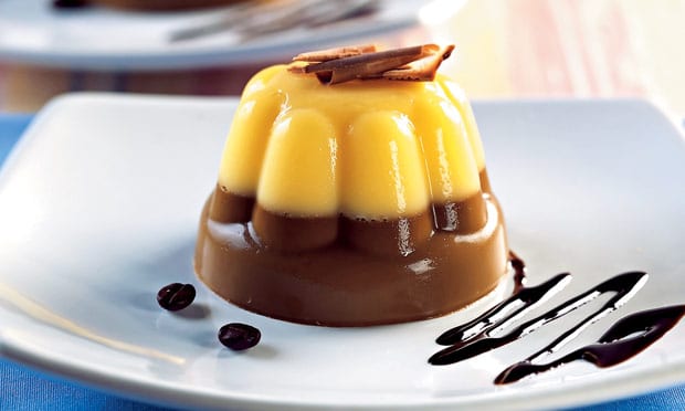 Gelatina de Café e Baunilha