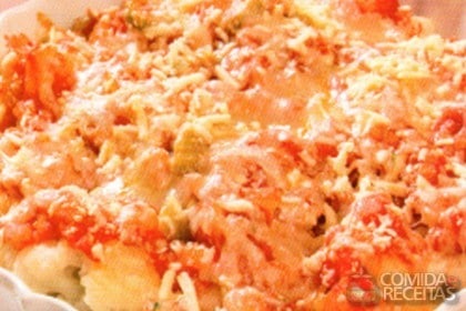 Couve-Flor com Tomates e Mussarela