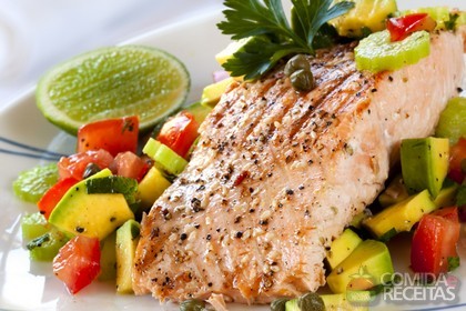 Salmão ao Suco de Laranja