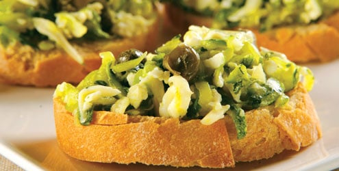 Bruschetta de Abobrinha