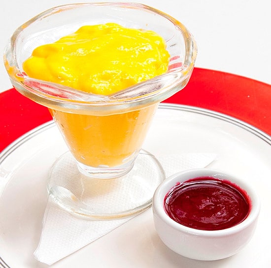 Creme de Manga com Licor de Jabuticaba