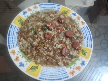 Lentilha com Cordeiro