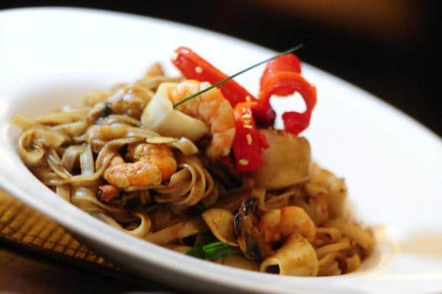 Noodle de Frutos do Mar com Chilli Jam