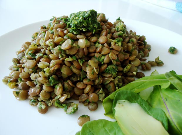 Salada de Lentilha e Tomate