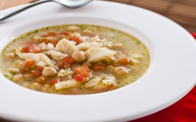 Sopa de Bacalhau e Grão-de-Bico