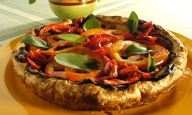 Torta Fria de Berinjela e Tomate