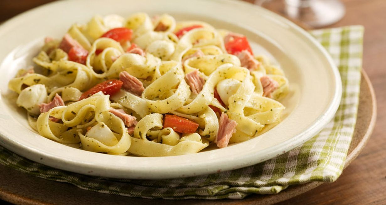 Talharim ao Forno com Atum