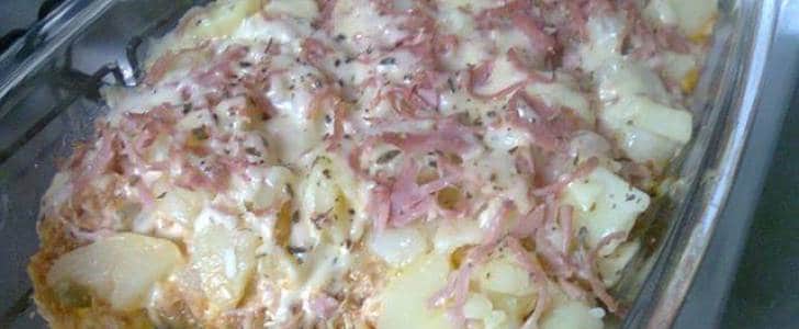 Batata de Forno com Frango