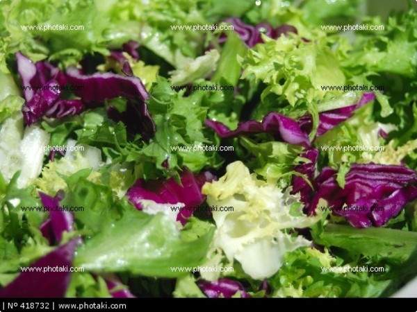 Salada de Repolho com Alface