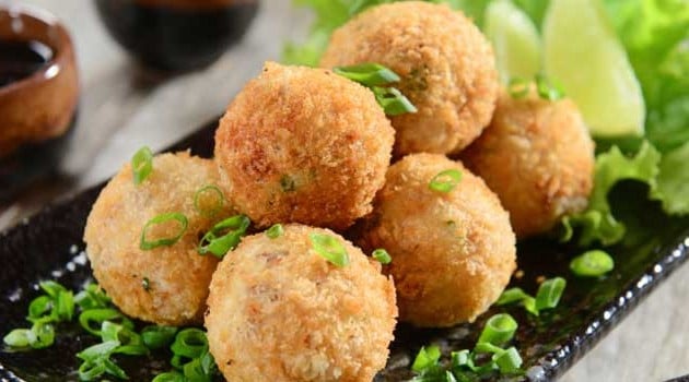 Bolinho de Soja com Batata Bolinho de Soja com Batata