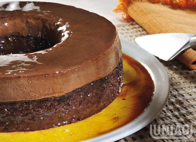 Bolo Pudim de Chocolate