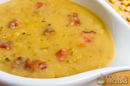 Caldo de Milho com Bacon