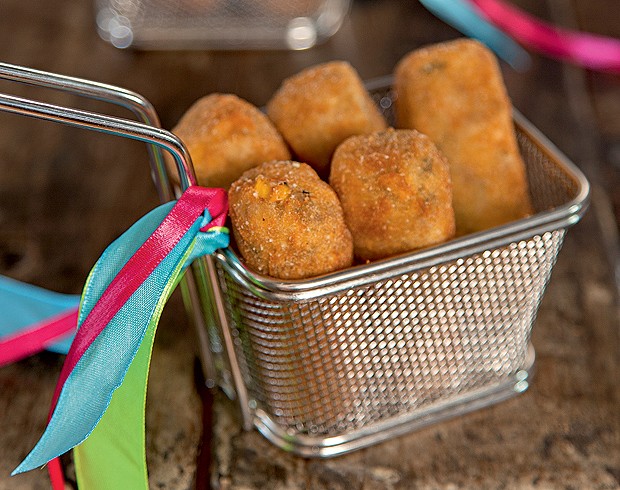 Croquetinho de Milho com Carne Moída