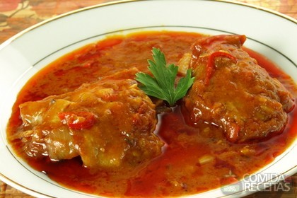 Filé de Frango com Molho de Tomate