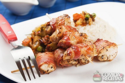 Frango Enrolado com Bacon 01